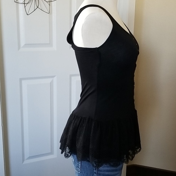 Soprano Corset Look Tank Top Sz S - Picture 5 of 9